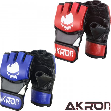 AKRON Boxing MMA Gloves UFC Grappling Training Punching Fighting Mitts Muay Thai