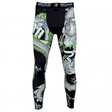 ROAR MMA Compression Tights Fighting Grappling Spats Bjj Leggings Gym Wear Pant