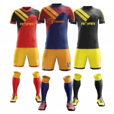 ROAR 15 Soccer Uniform Set Shirts/Shorts With Name,Number,Logo And Socks Club Wear